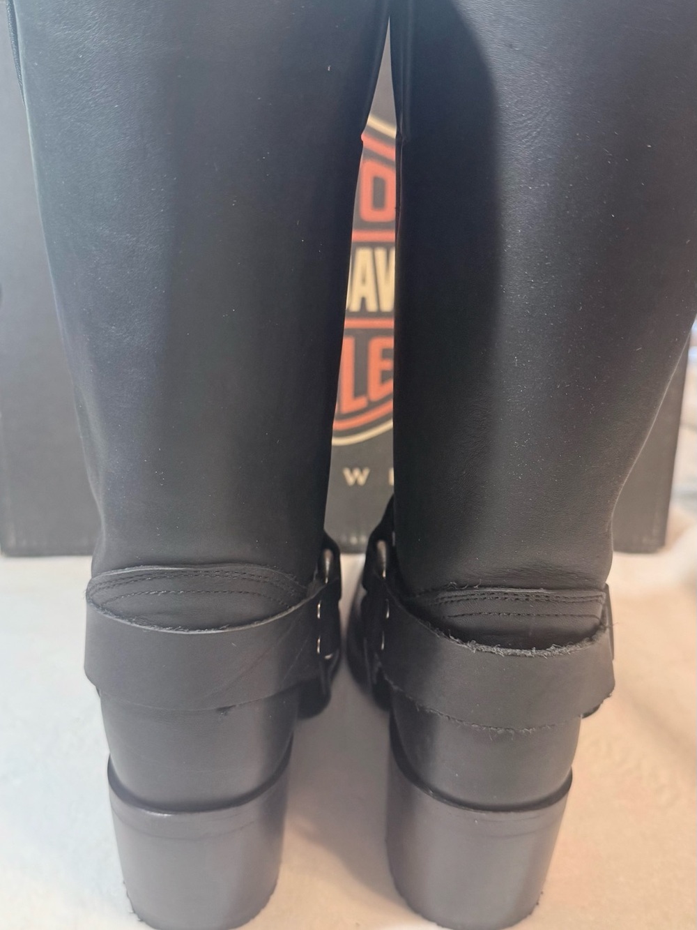 Harley-Davidson® Women's Galinda Black
Motorcycle Boots. D83254. Size 9.5M - Picture 5 of 12